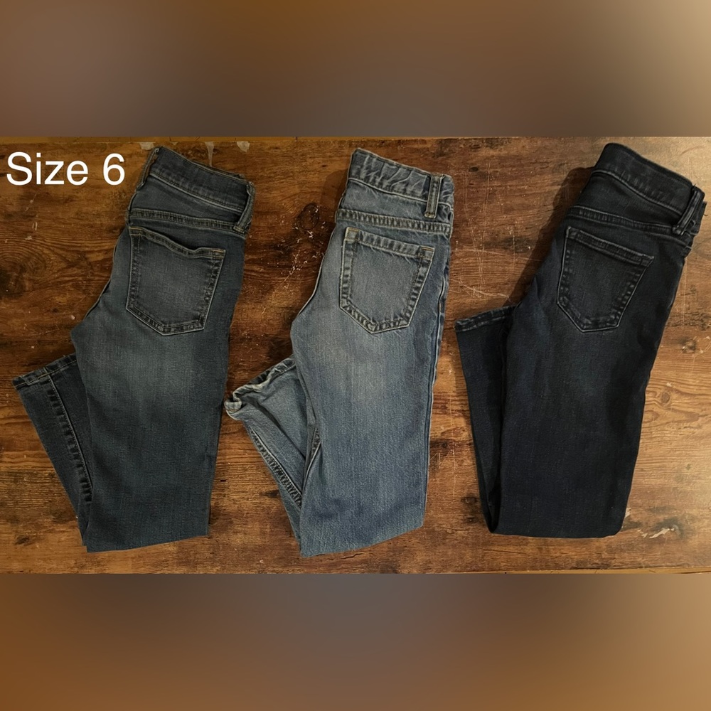 Three Pairs Boy’s Jeans-size 6